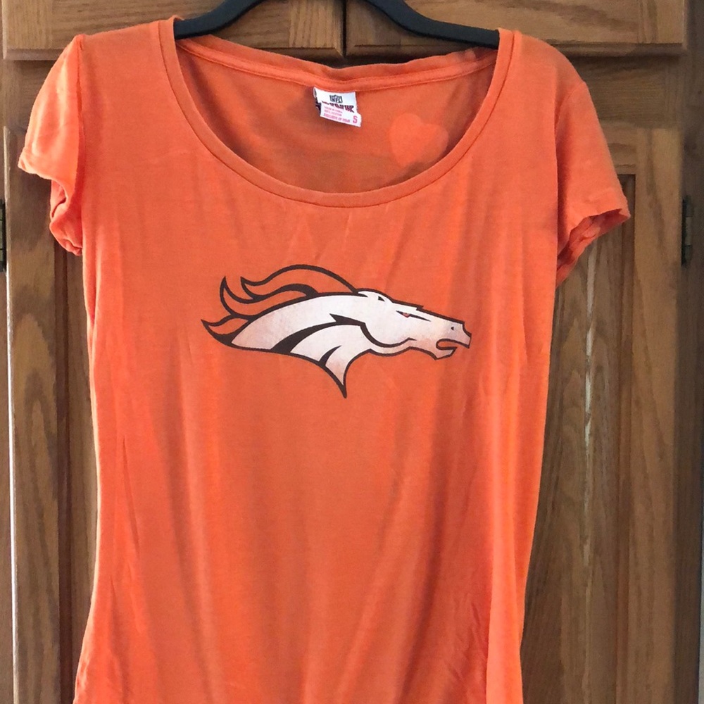 Pink Victoria’s Secret Broncos T-shirt small